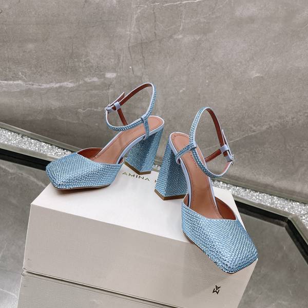 Amina Muaddi Shoes ANS00071 Heel 9.5CM Amina Muaddi Shoes ANS00071 Heel 9.5CM